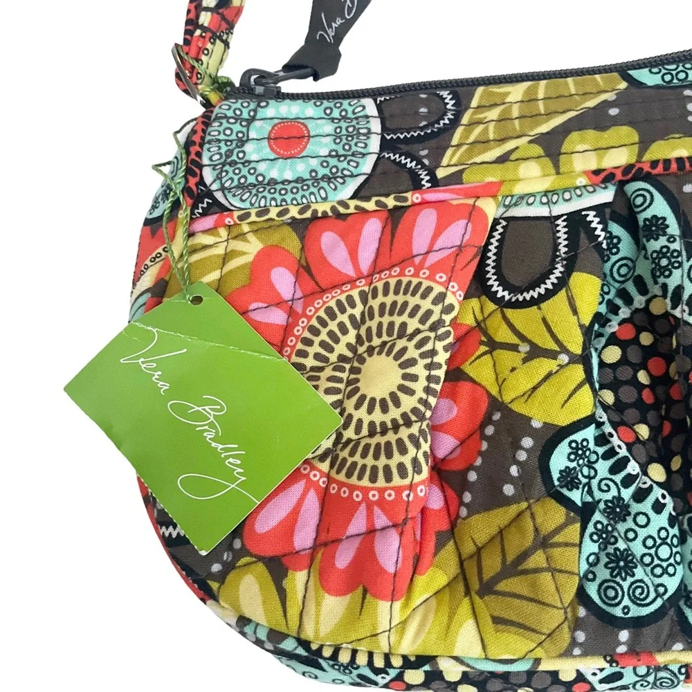 NWT Vera Bradley | Frannie Flower Shower Quilted Floral Shoulder Crossbo… - Picture 12 of 15